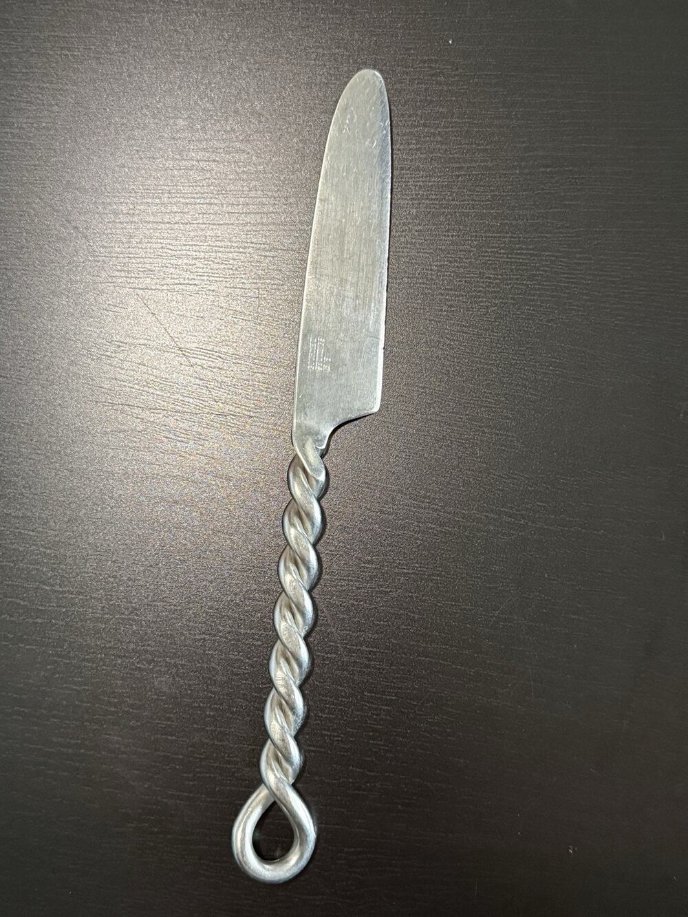 Gourmet Settings Twist Dinner Knife 18/8 Stainless Twisted Loop Handle